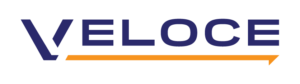 The logo for Octo's Veloce product featuring the name Veloce with an arrow underneath it.