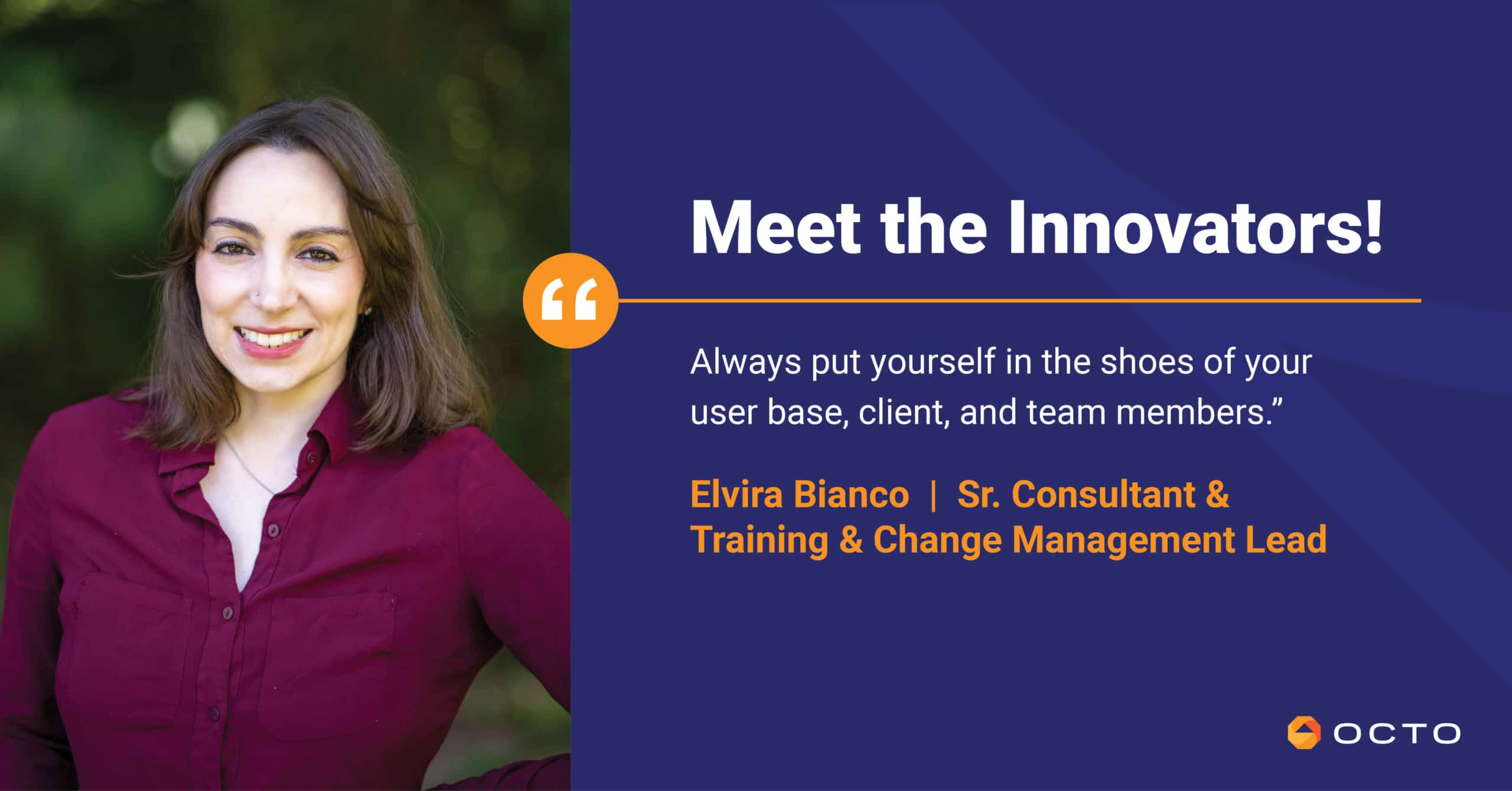 Meet the Innovators: Elvira Bianco - Innovative solutions for the